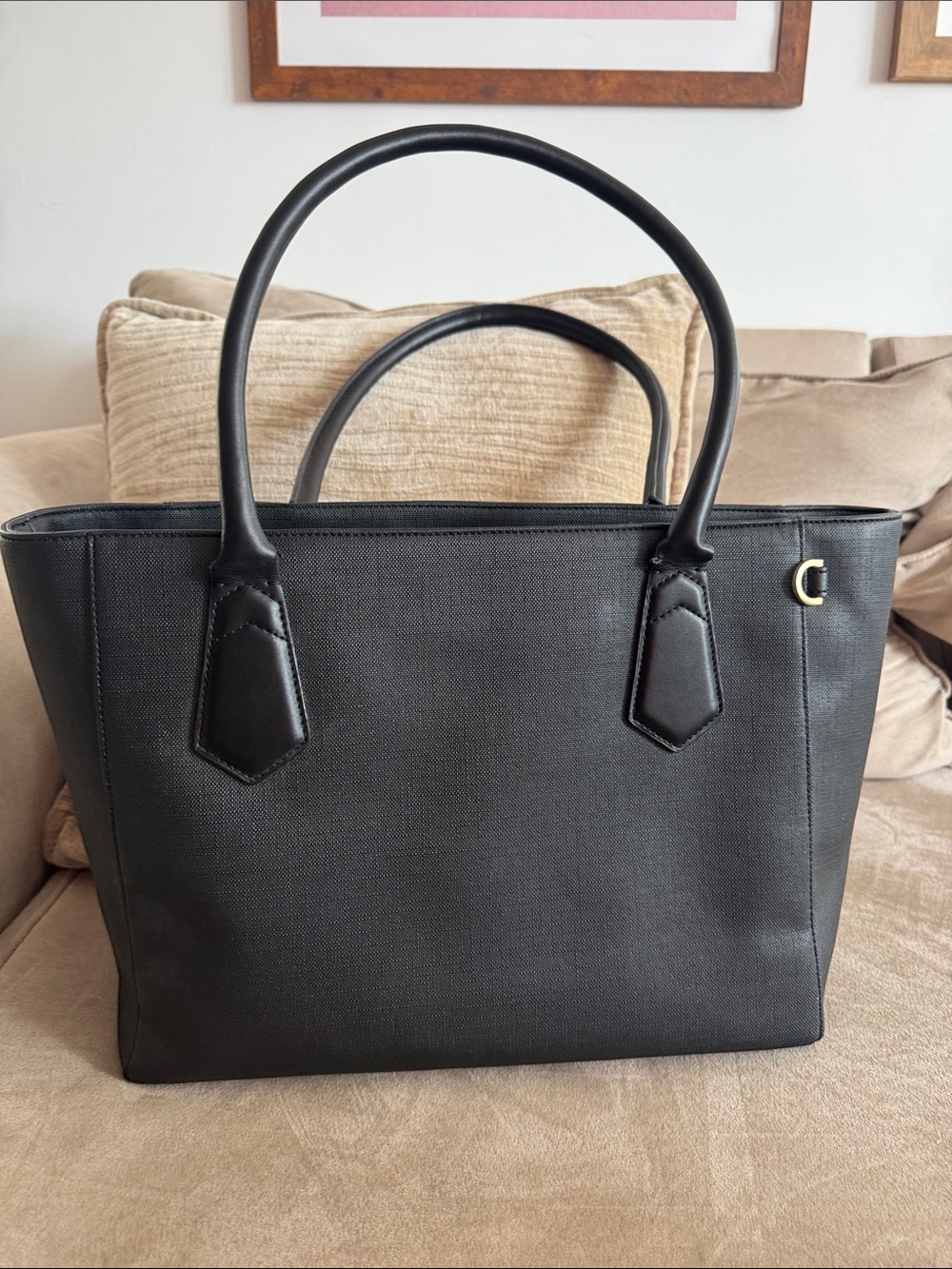 Dagne Dover Black Legend Signature Tote